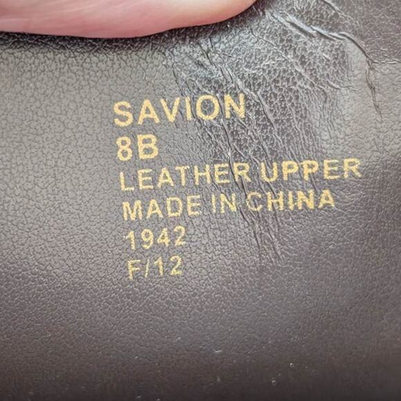 Lauren Ralph Lauren Savion Boots Womens 8 Brown Leather Tall Side Zip Equestrian - Picture 6 of 16